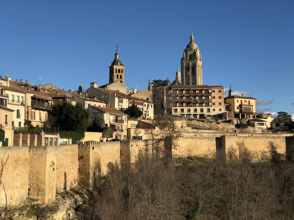 Vistas de Segovia desde el Alcazar